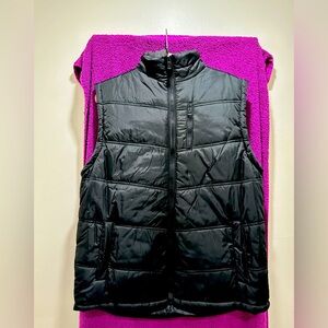 Carbon Black Quilted Vest